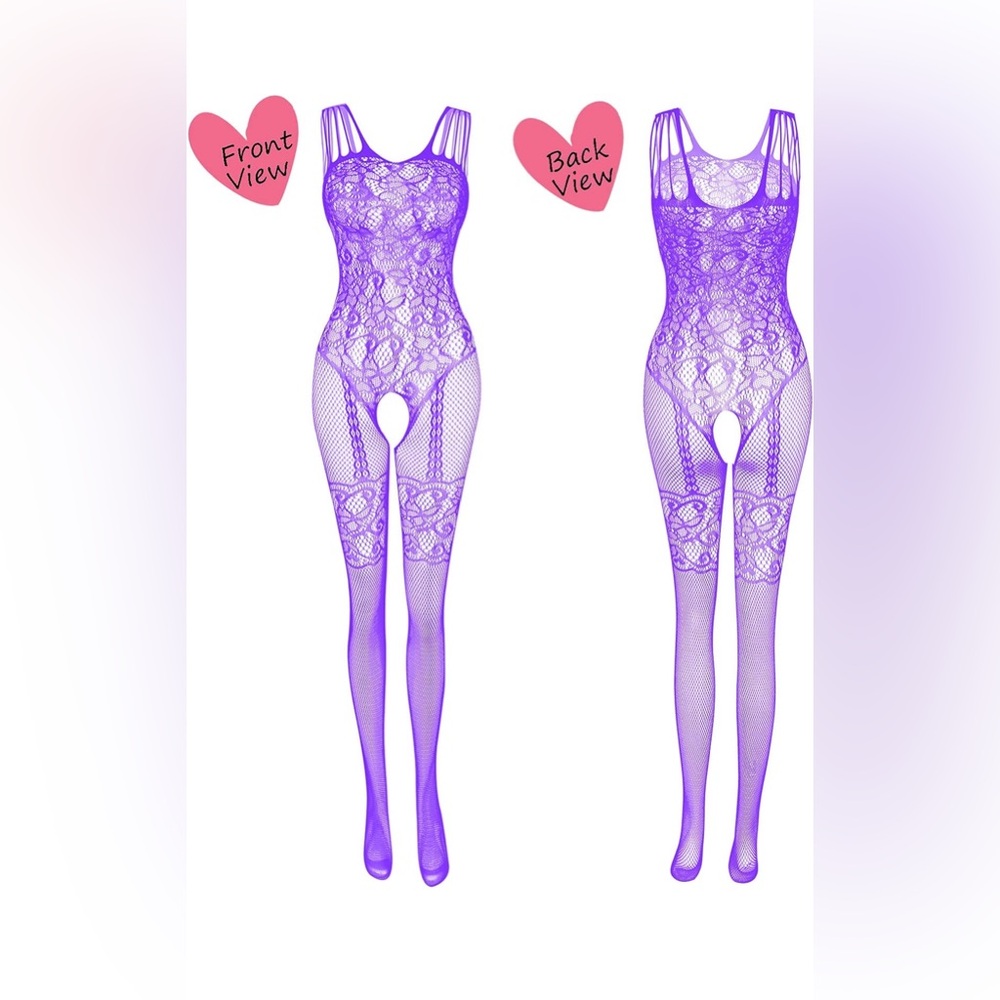 Purple body stocking